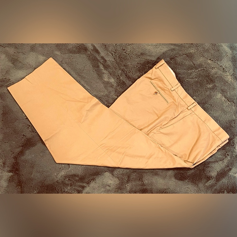 Polo Preston Pant 100% Cotton Size 56B X 30 Color Tan, New but the Tags Removed.